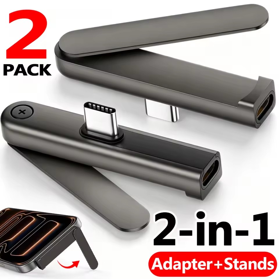 2/1PCS Portable USB C To 3.5mm - Headphone Stand Desk 评论和价格