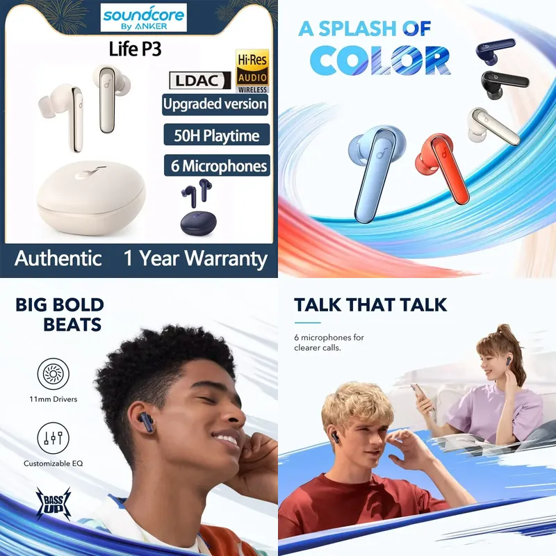 Brand For by Anker Life P3 Ear - Wireless Earbuds Tws 评论和价格